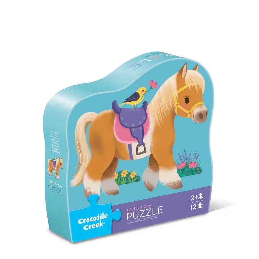 Crocodile Creek | Mini Pony Puzzle 12 Pieces