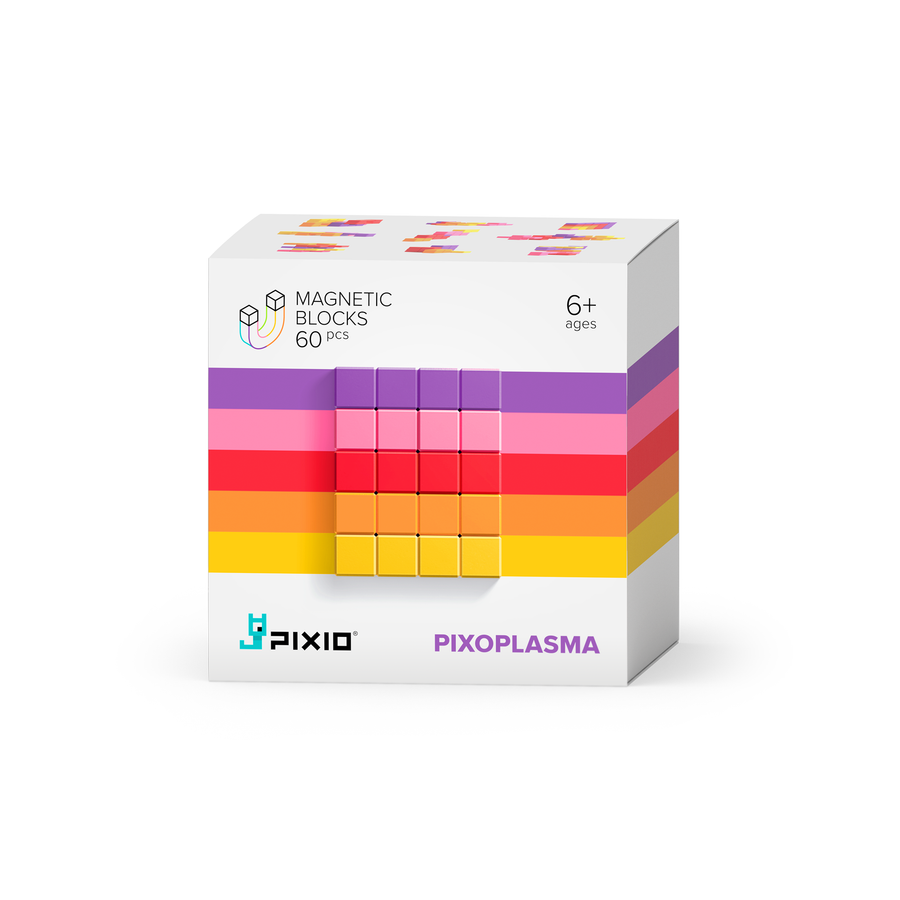 Pixio | Magnetische Blokken Abstract Series Pixoplasma 60  Stuks