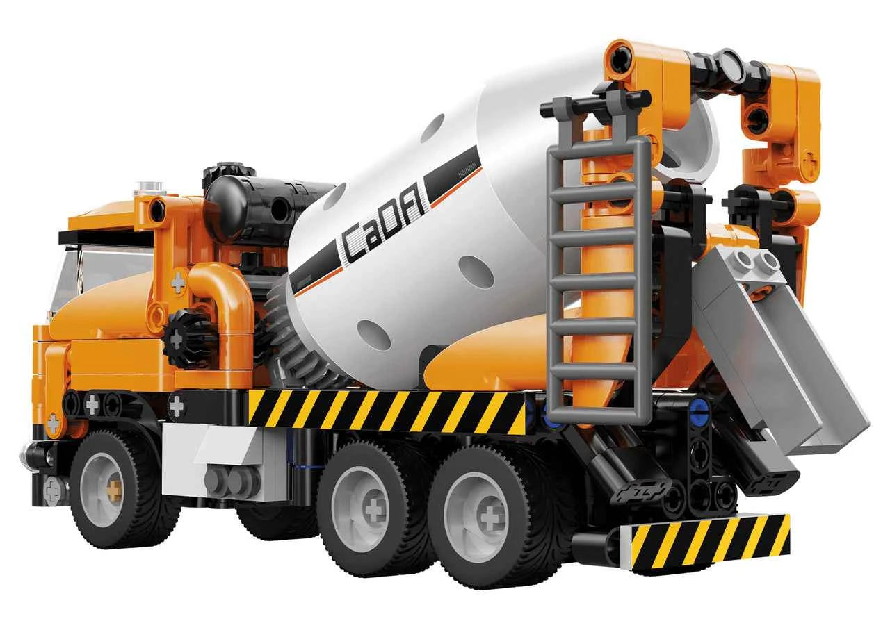 CaDA | Construction Series - MiNi Engineering Mixer Truck 368 Stuks