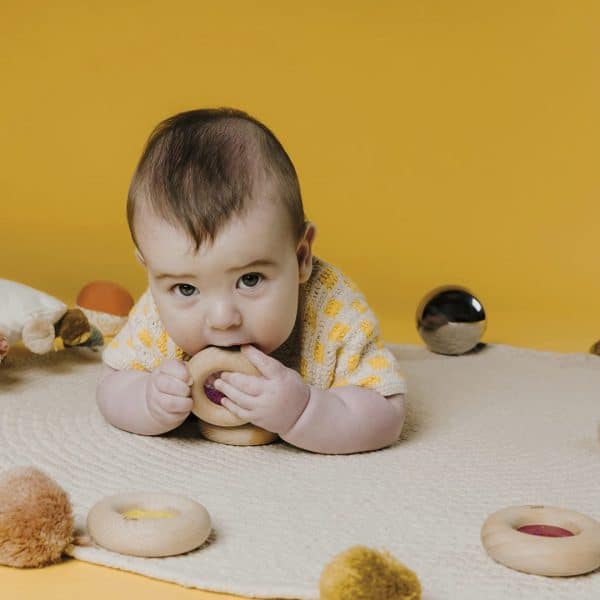 Petit Boum | Sensorische Donut – Geel