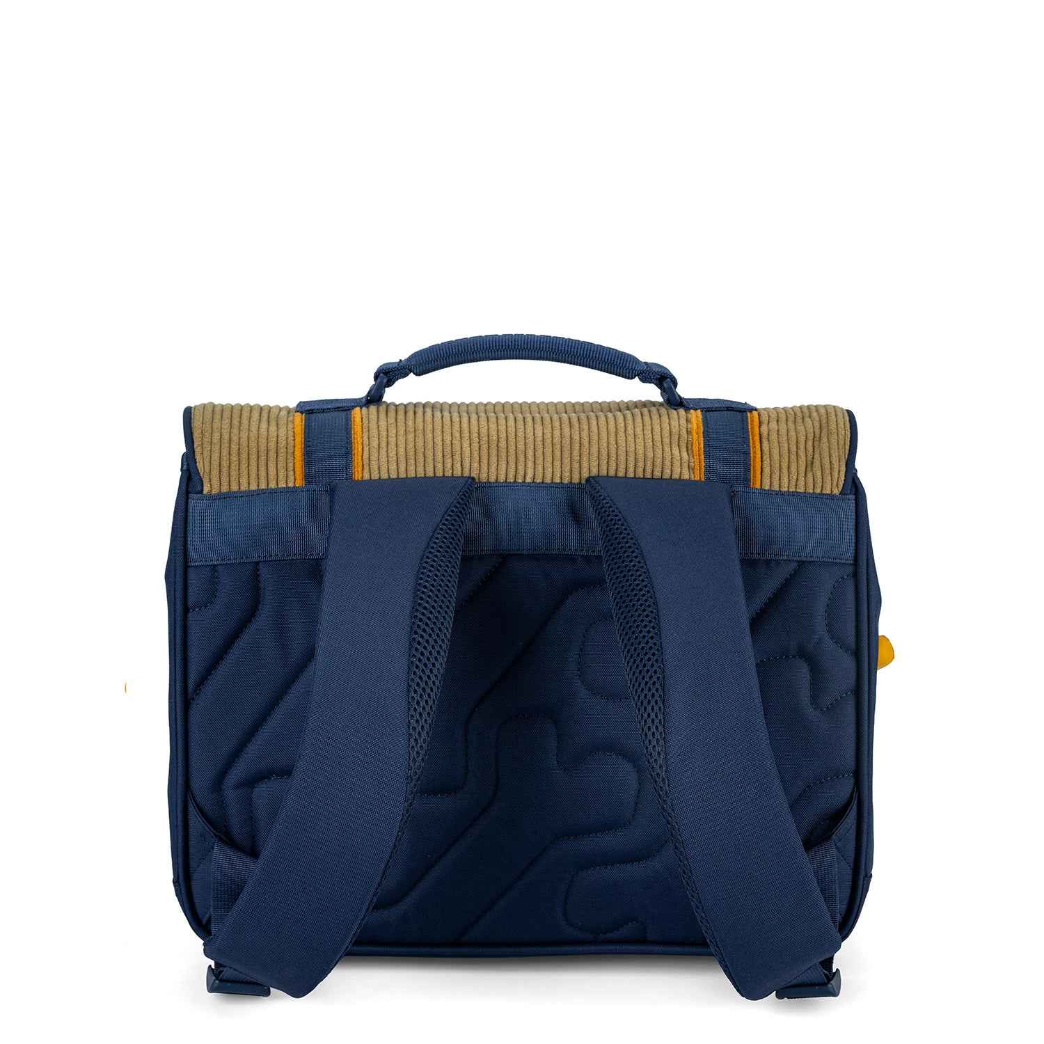 Stones and Bones | Boekentas Cassis - Corduroy Khaki + Honey
