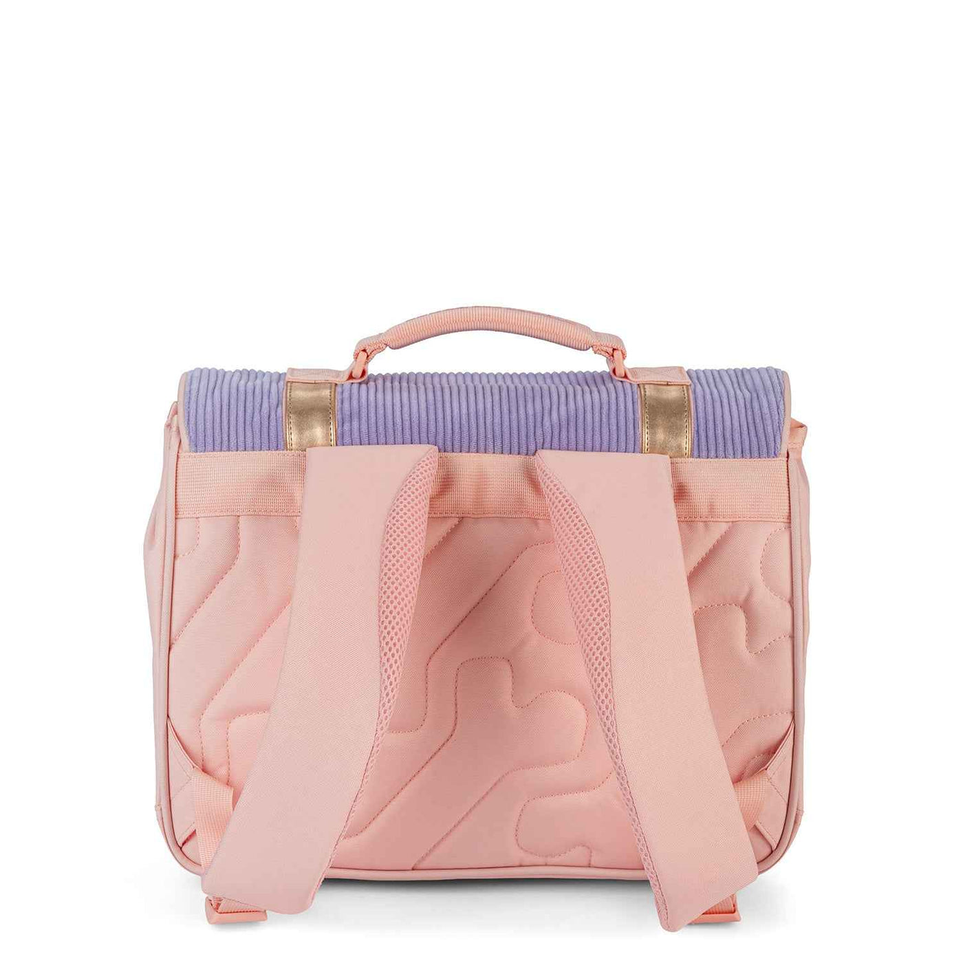 Stones and Bones | Cassis Book Bag - Corduroy Lavender + Aqua