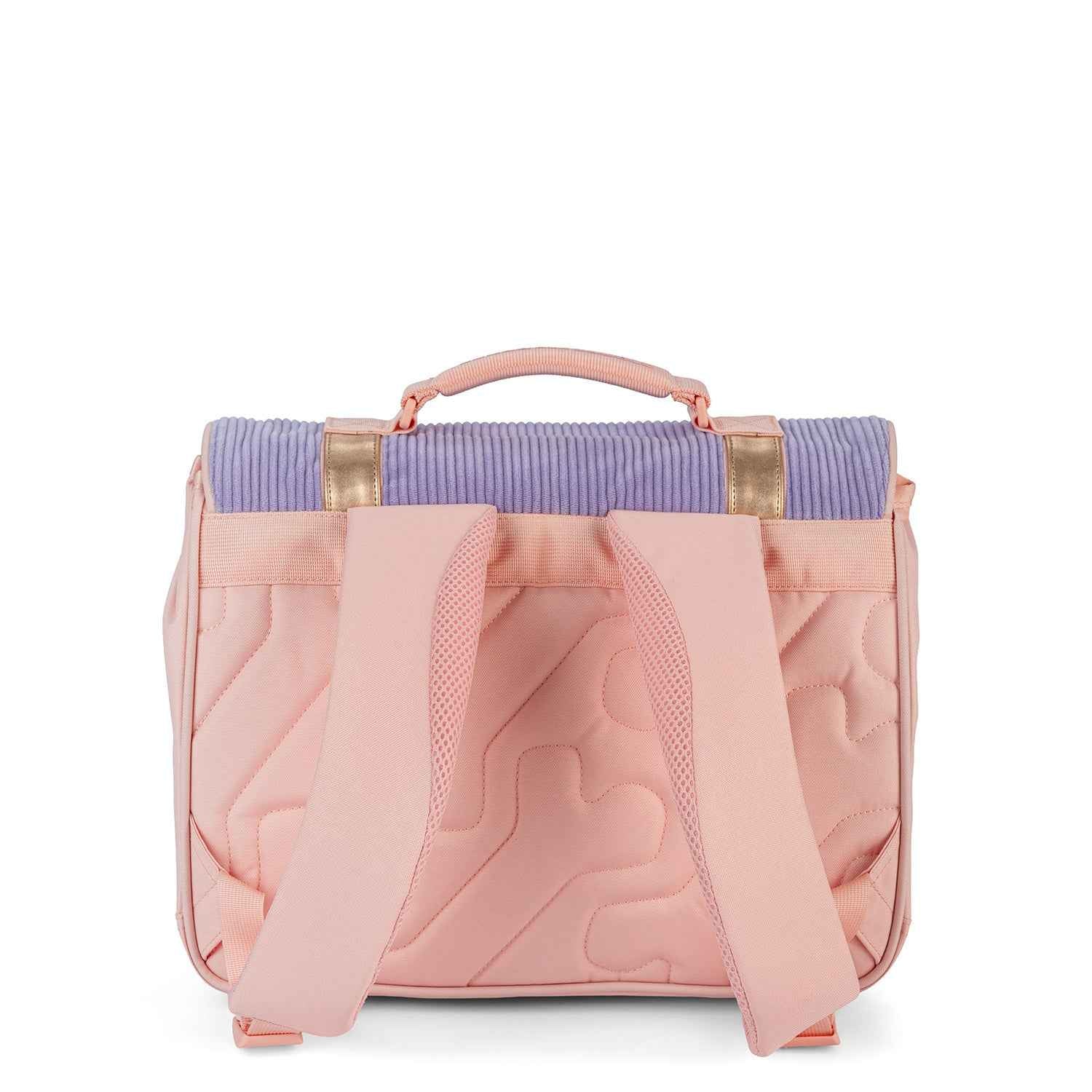 Stones and Bones | Cassis Book Bag - Corduroy Lavender + Aqua