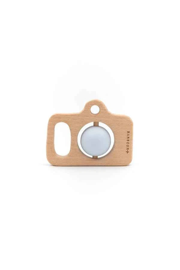 Bamboom | Light Blue Wood and Silicone Camera