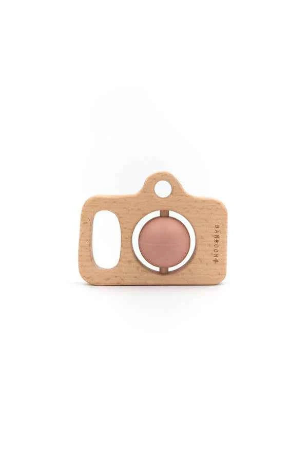 Bamboom | Camera Van Hout En Silicone Roze