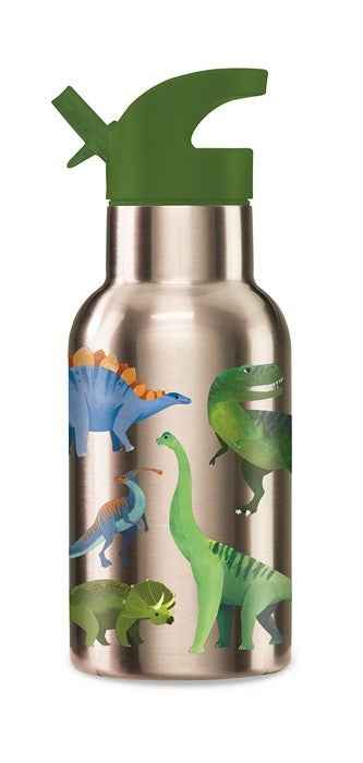 Crocodile Creek | Stainless Steel Drink Bottle, 400ml - Dino World