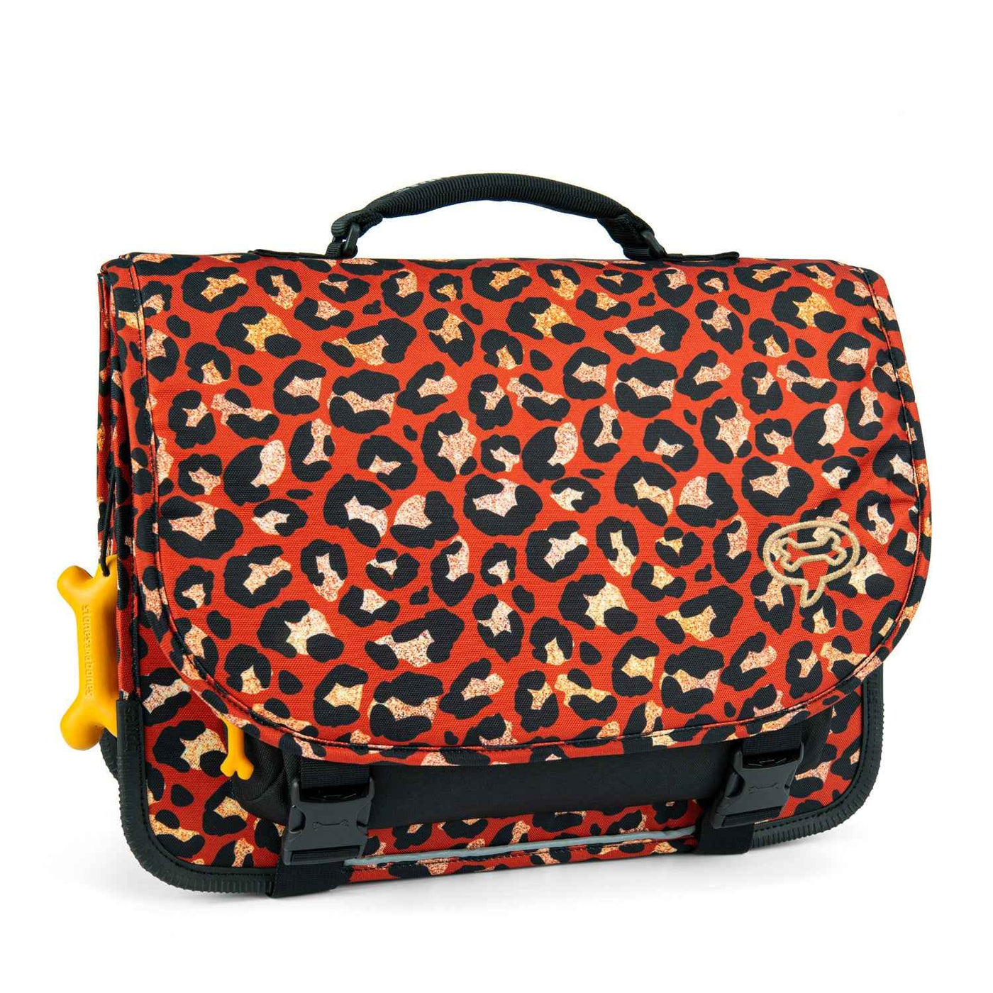Stones and Bones | Cedar Book Bag - Black and Gold Rust + Black