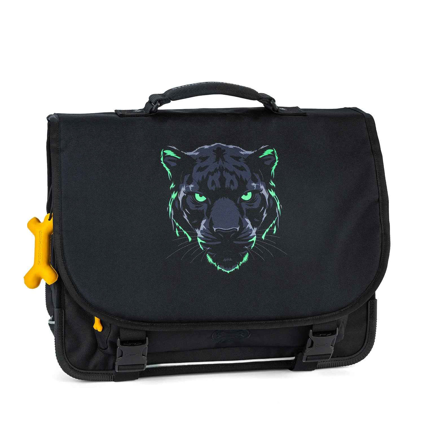 Stones and Bones | Cedar Book Bag - Black Panthe Black