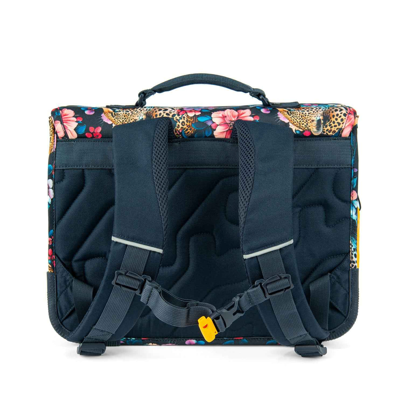 Stones and Bones | Boekentas Cedar - Floral Ambush Navy