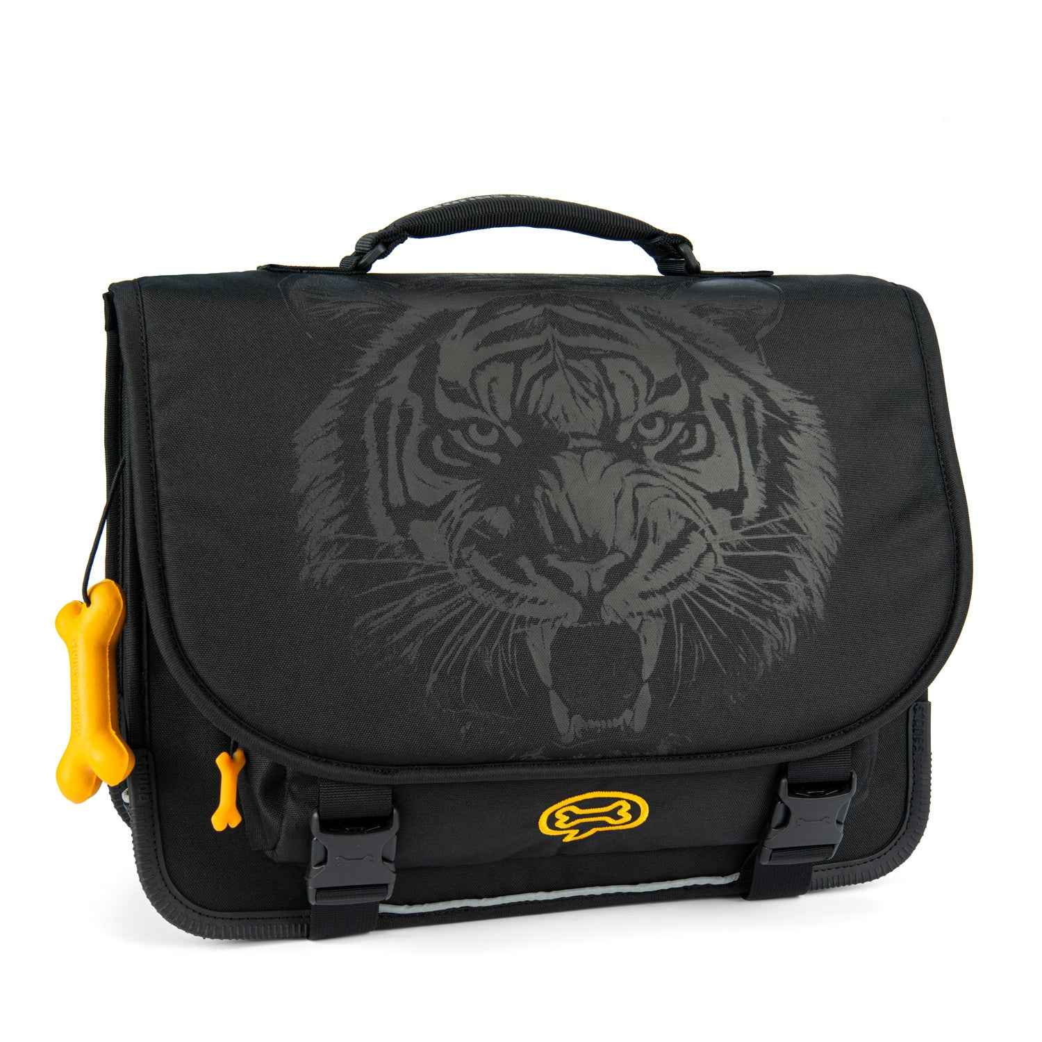 Stones and Bones | Boekentas Cedar PL - Fierce Tiger Black