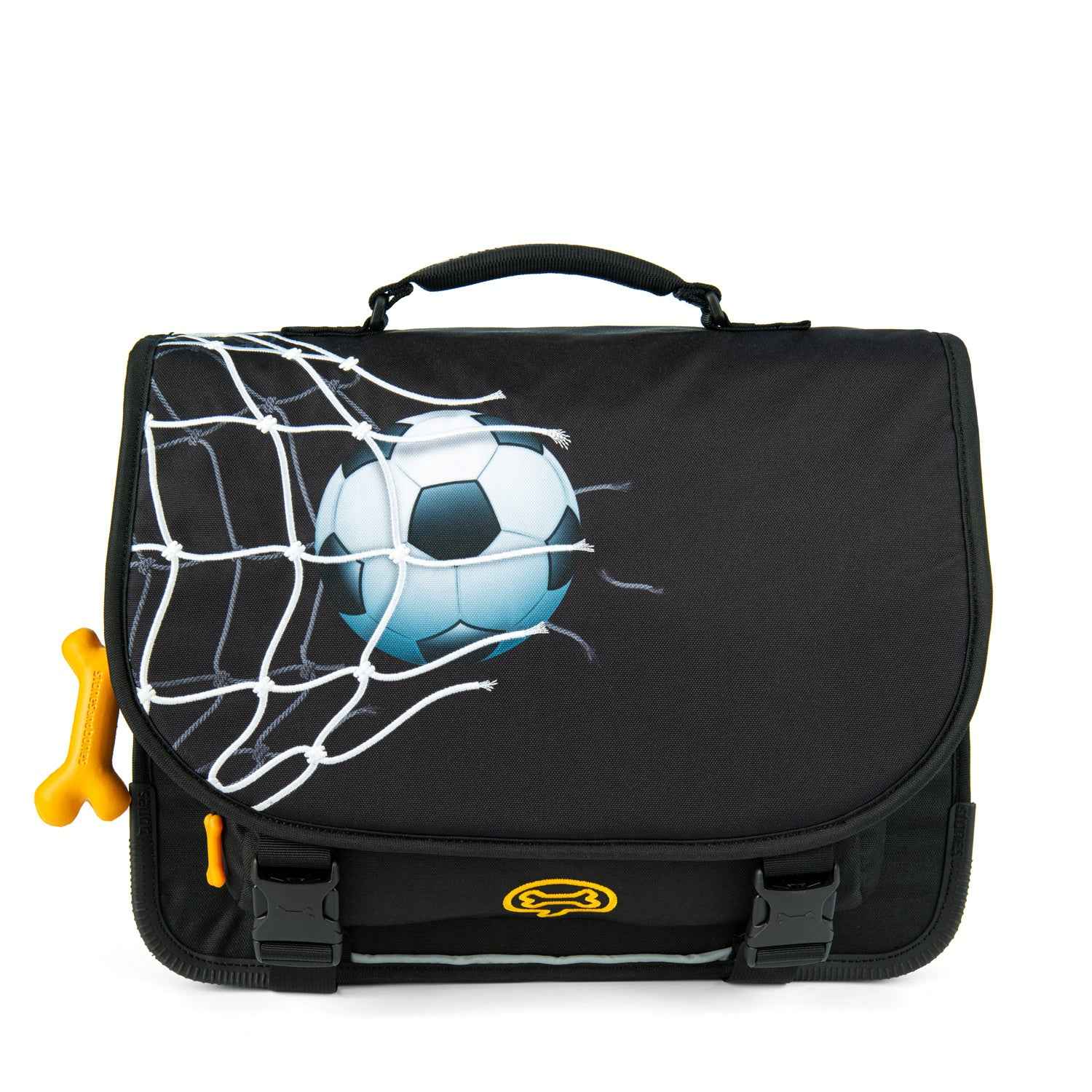 Stones and Bones | Cedar Book Bag - Goalgetter Black