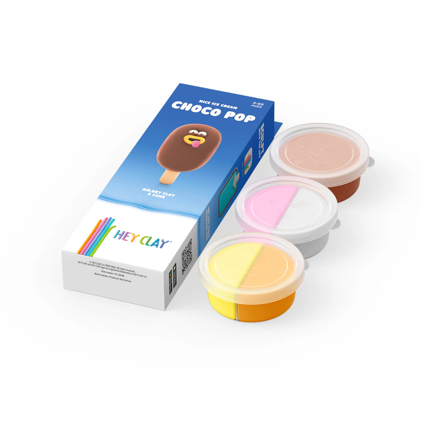 Hey Clay | Boetseerklei  Lekker Ijsje - Choco Pop