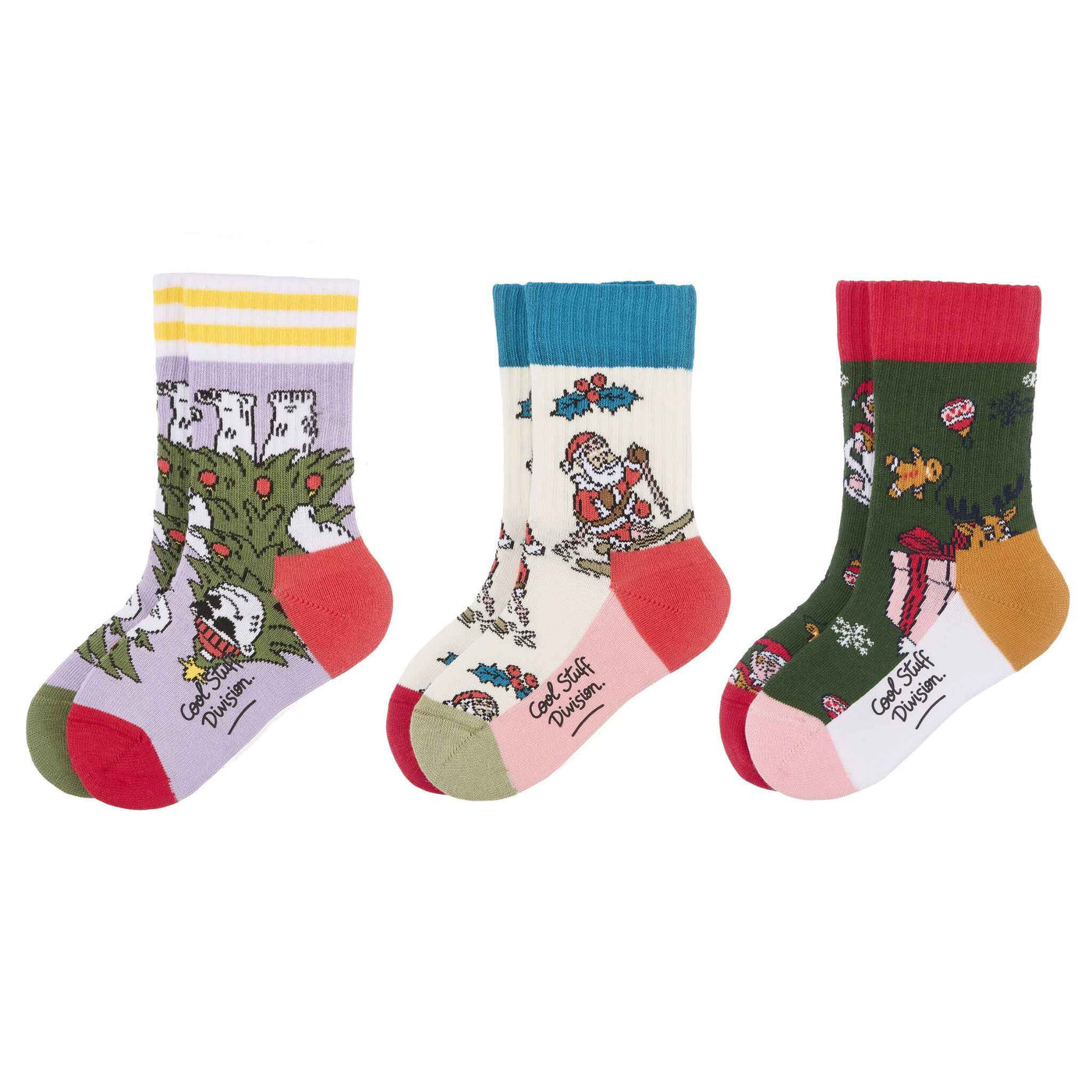 Hello Hossy | 3-Pack Christmas Socks