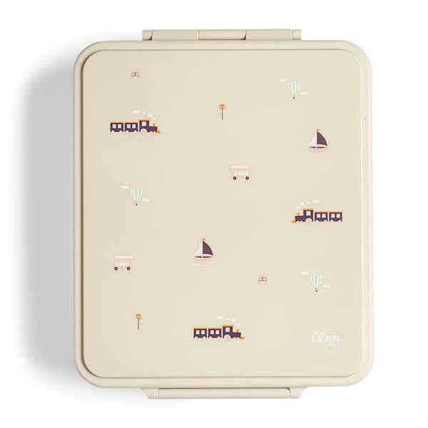 Citron bread box with thermo lunch box Vehicles