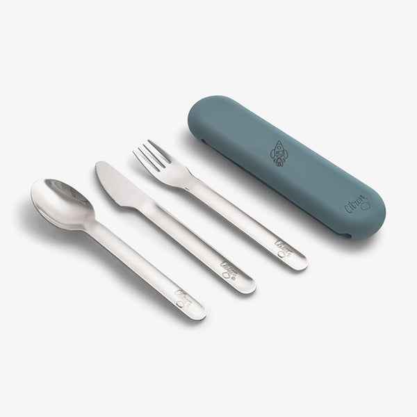 Citron bestek set Dusty Blue