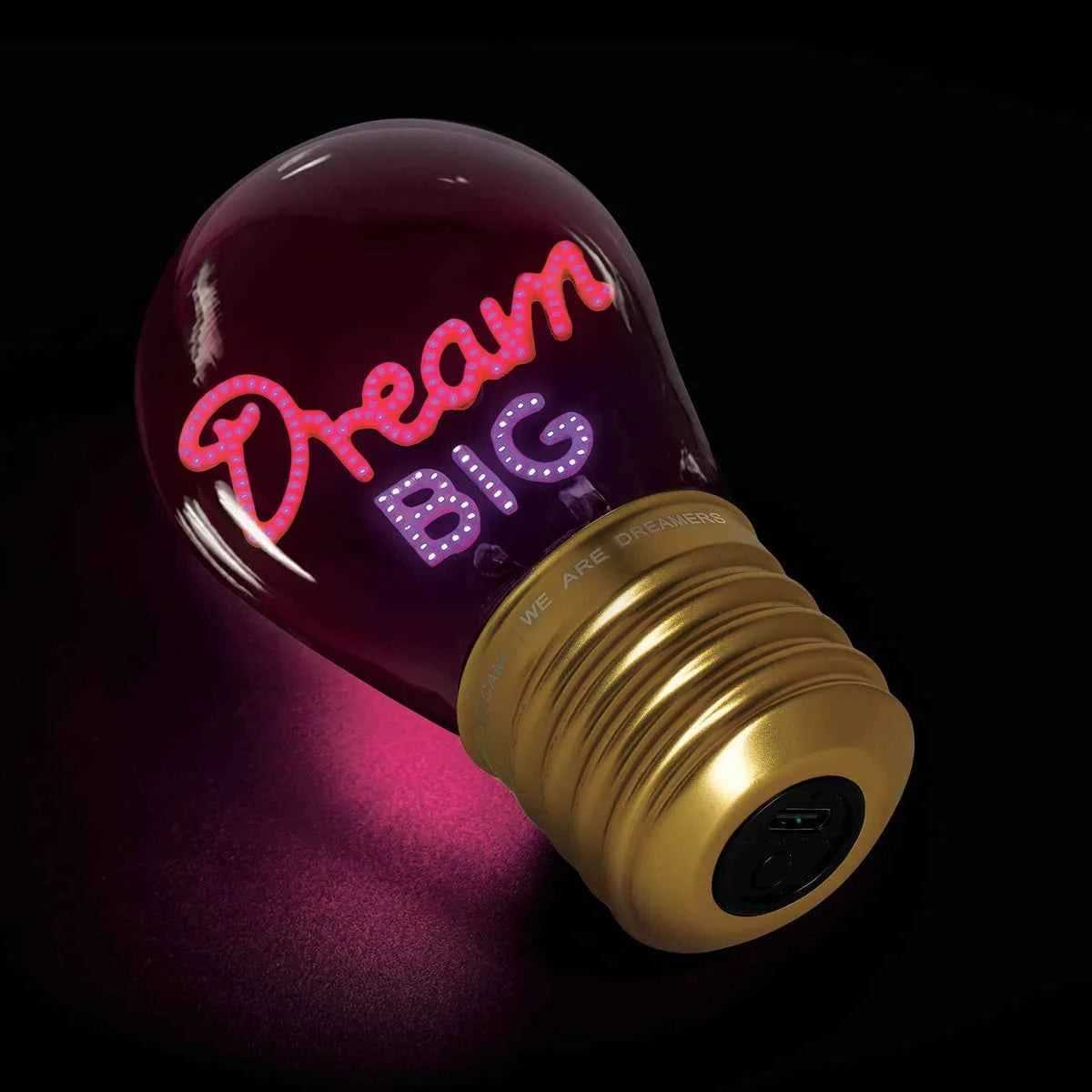 Legami | Dream Big Table Lamp Incandescent Bulb