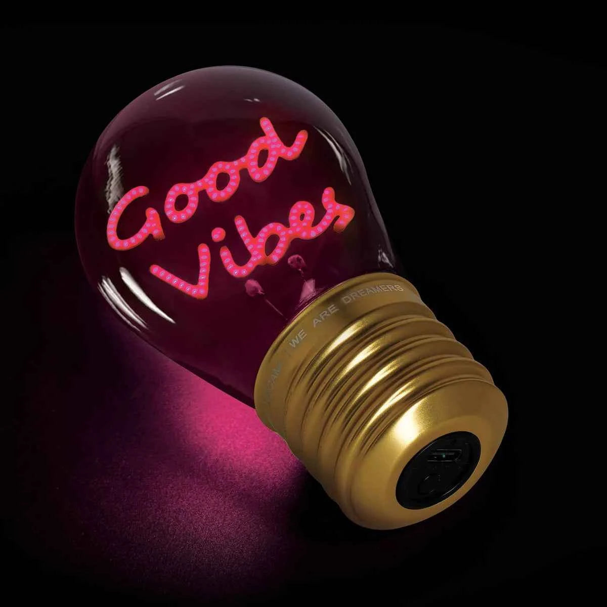 Legami | Good Vibes Table Lamp Incandescent Bulb
