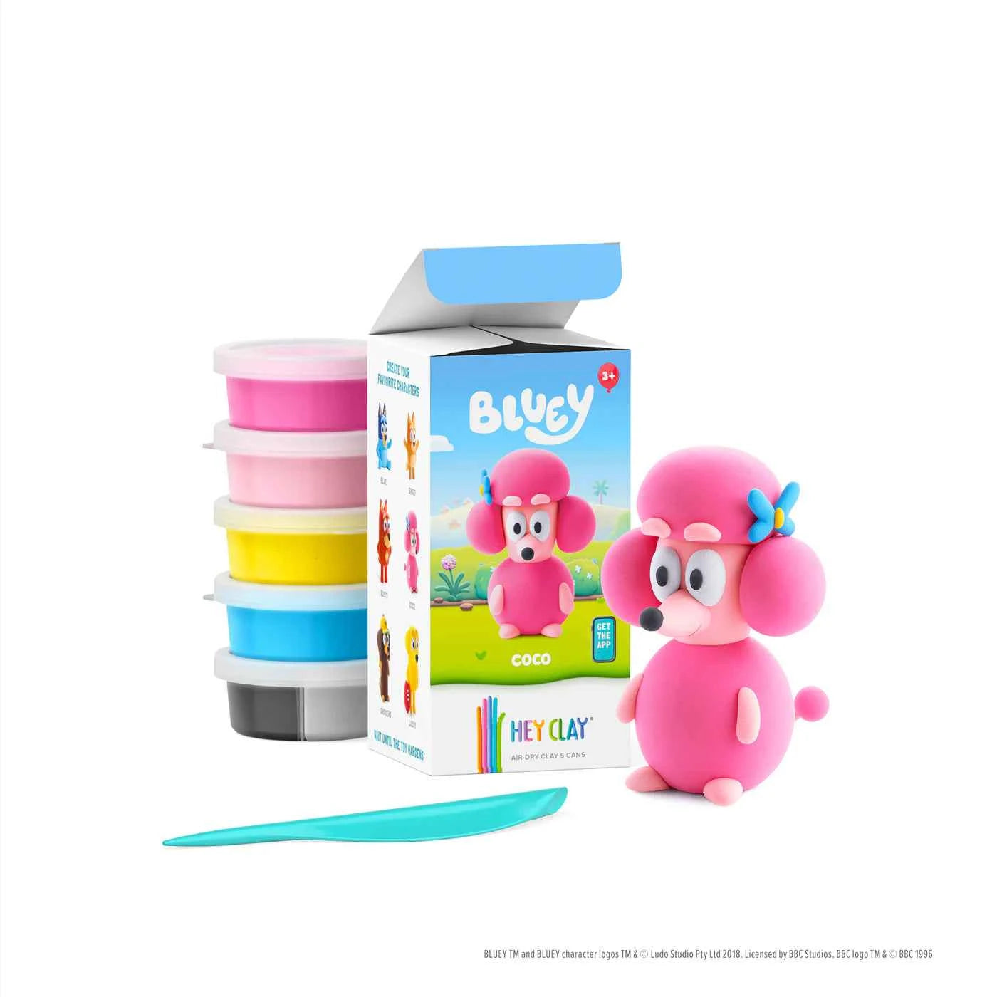 Hey Clay | Modeling Clay Bluey & Friends - Coco