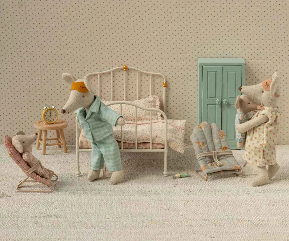 Maileg | Pyjama Dad Mouse Mint/Sand