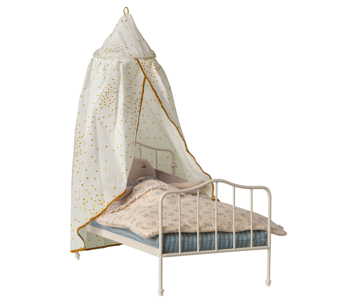 Maileg | Miniature Off-White Bed Canopy