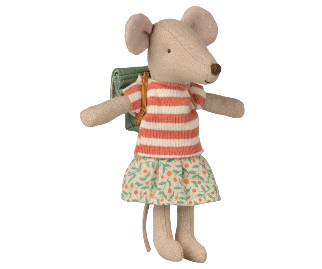 Maileg | Tricycle Mouse Big Sister Green