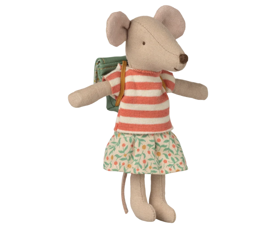 Maileg | Trycicle Mouse Big Sister Green