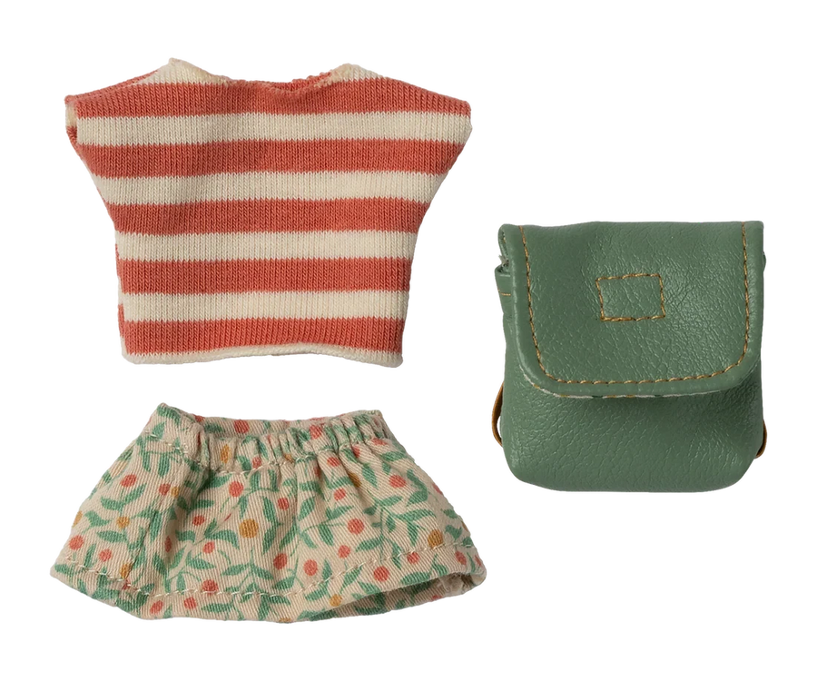 Maileg |Clothes And Bag Big Sister Moue Green