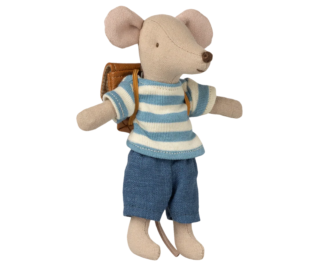 Maileg | Tricycle Mouse Big Brother Brown