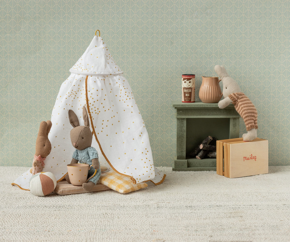 Maileg | Bed Canopy Miniature Off White