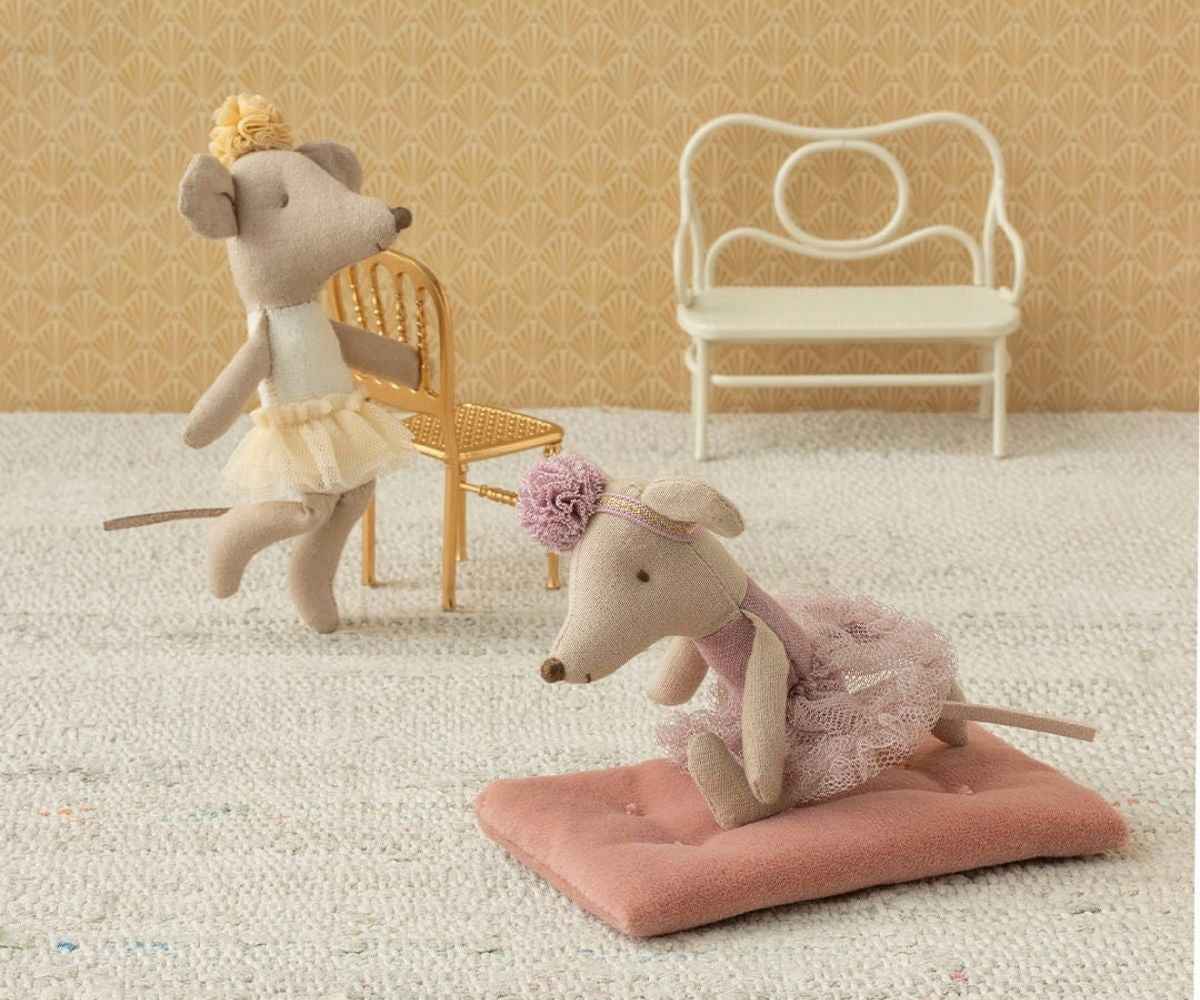 Maileg | Ballerina Mouse Little Sister Off White