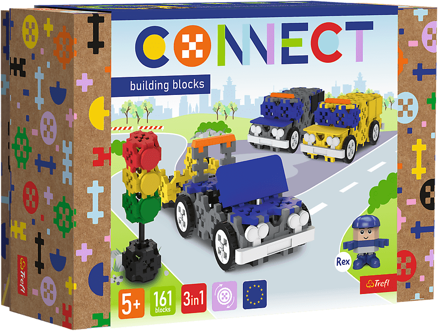 Connect | Bouwstenen M Hulpverleningsvoertuigen 161 Stuks