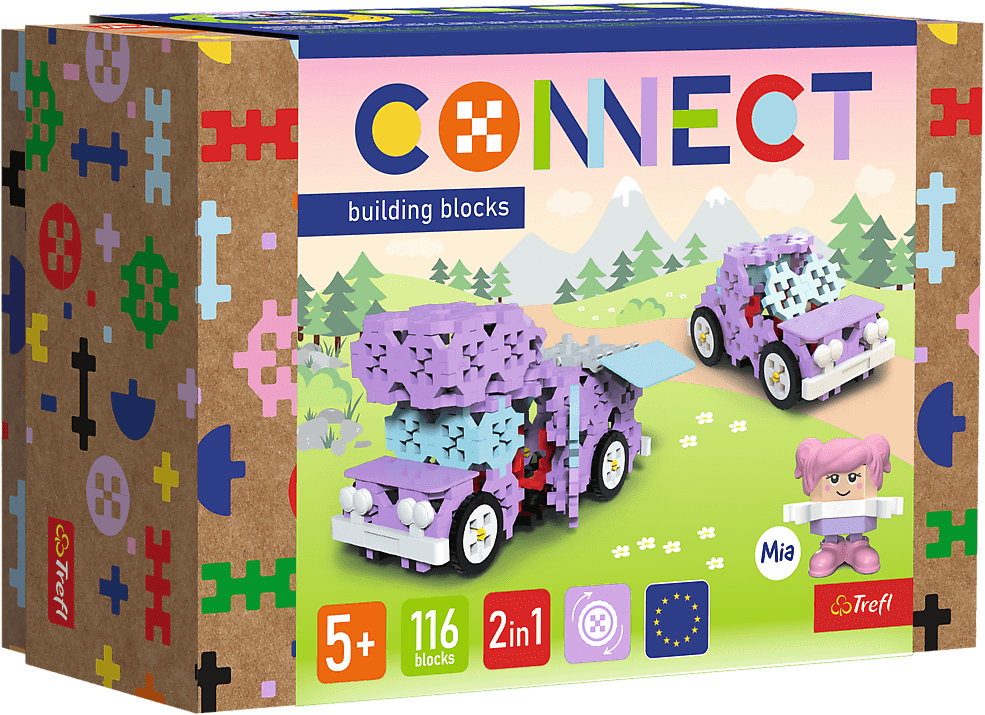 Connect | Bouwstenen S Camper / Kleine Car 116 Stuks