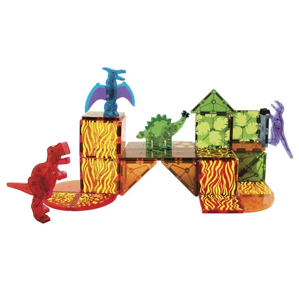 Magna-Tiles | Dino World 40-piece Set