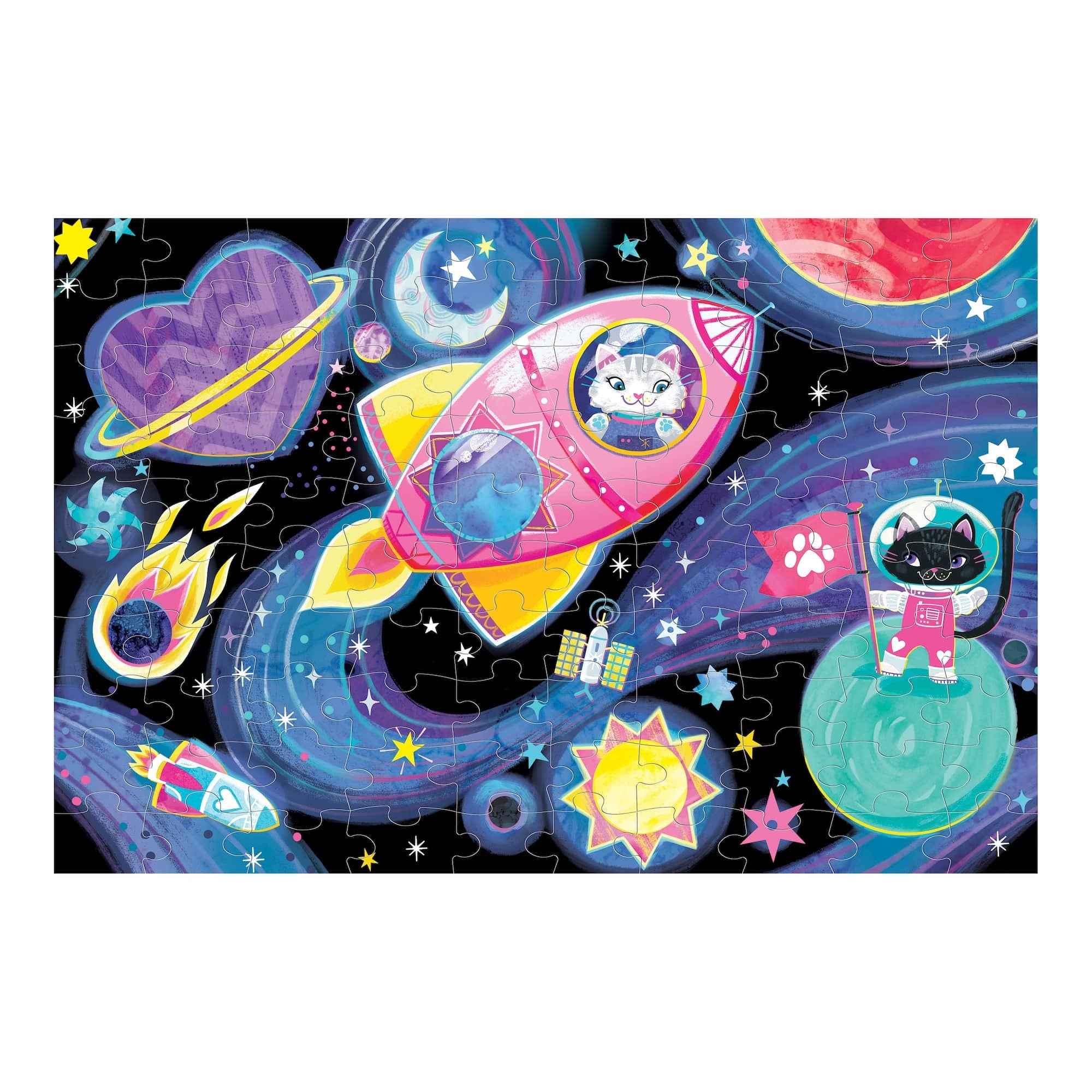 Mudpuppy | Glow In Dark Puzzel/Cosmic dreams