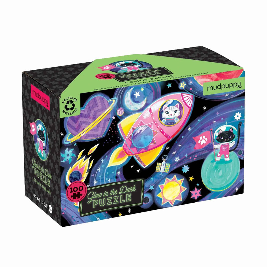 Mudpuppy | Glow In Dark Puzzel/Cosmic dreams