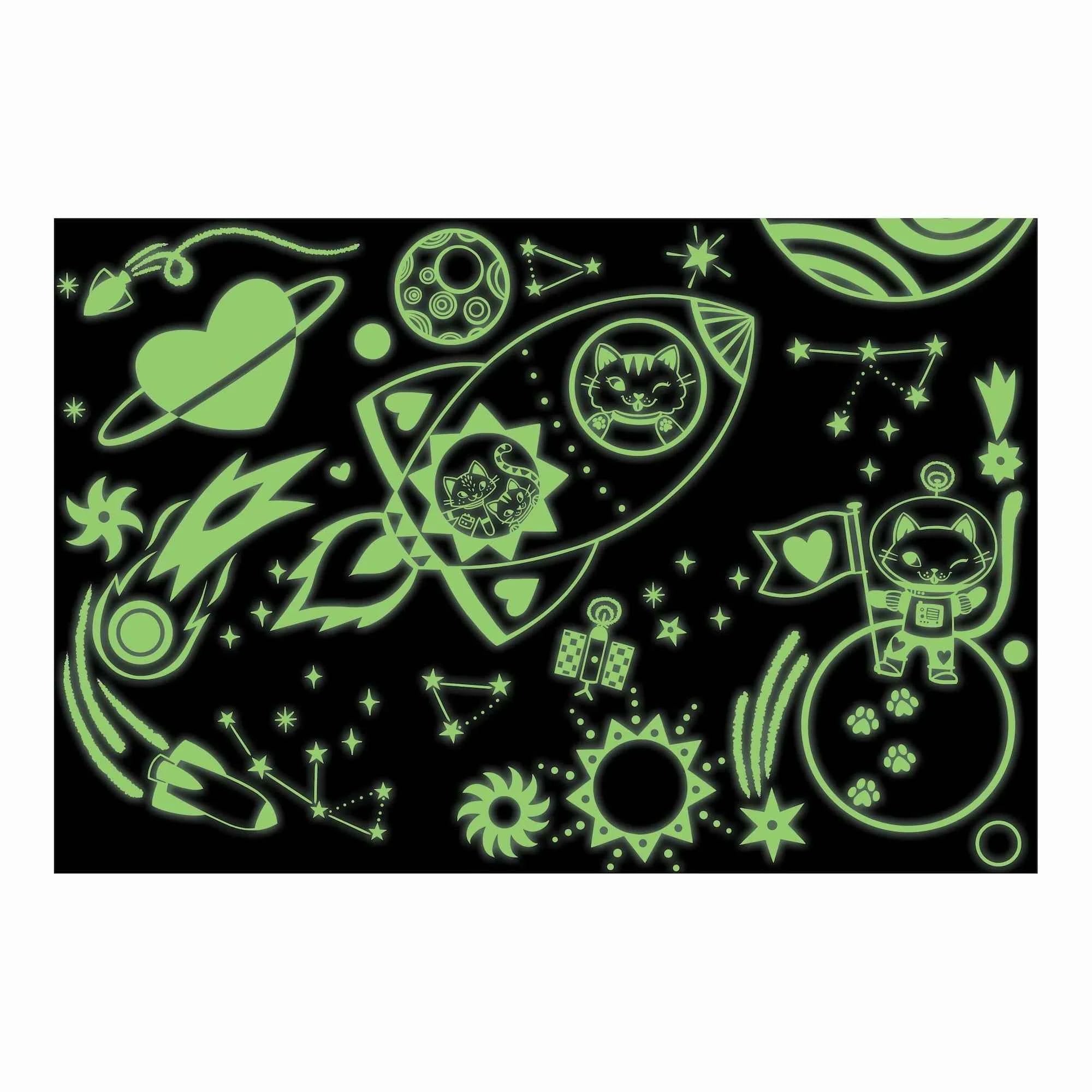 Mudpuppy | Glow In Dark Puzzel/Cosmic dreams