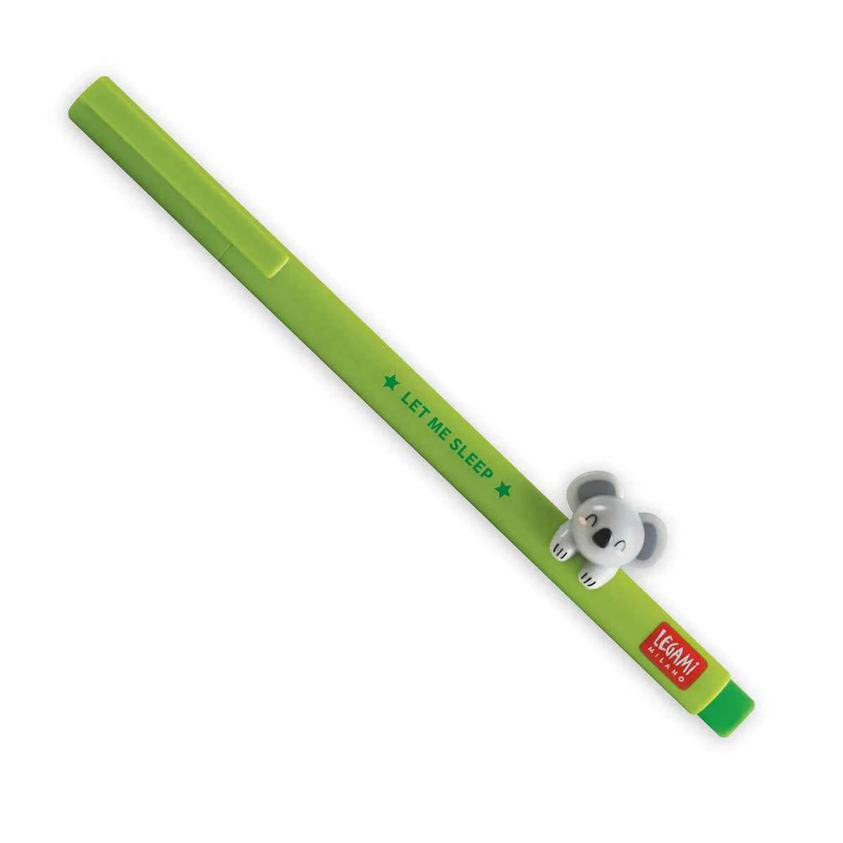 Legami | Gel Pen with "Let Me Sleep" Koala Animal Decoration - Lovely Friends