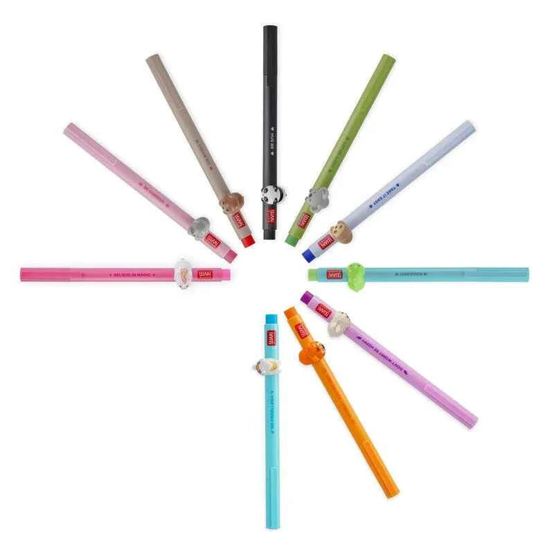 Legami | Gel Pen with "No Probllama" Llama Animal Decoration - Lovely Friends