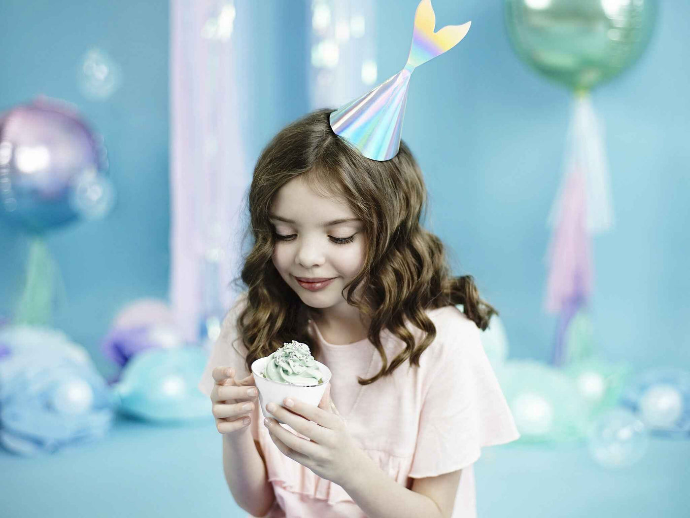 Party Deco Papieren hoedjes - Zeemeermin