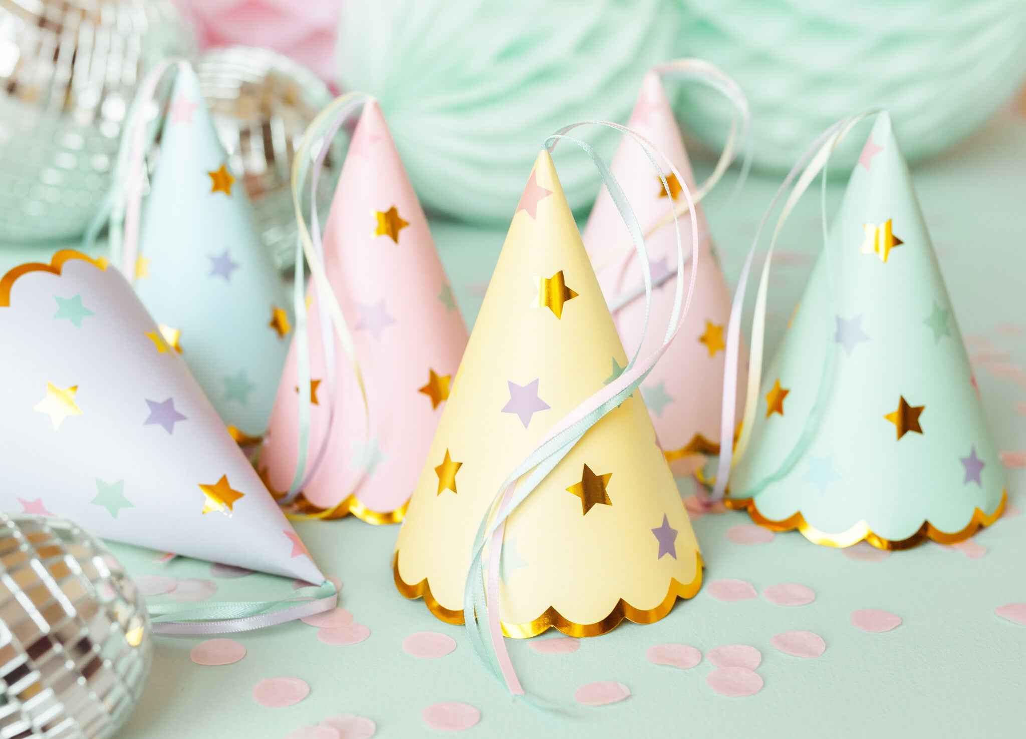 Party Deco Feesthoedjes - Sterren