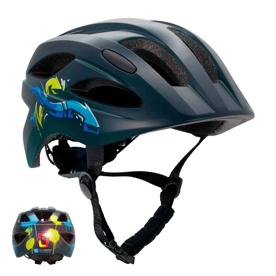 Crazy Safety | Arrow Fietshelm Zwart/Geel