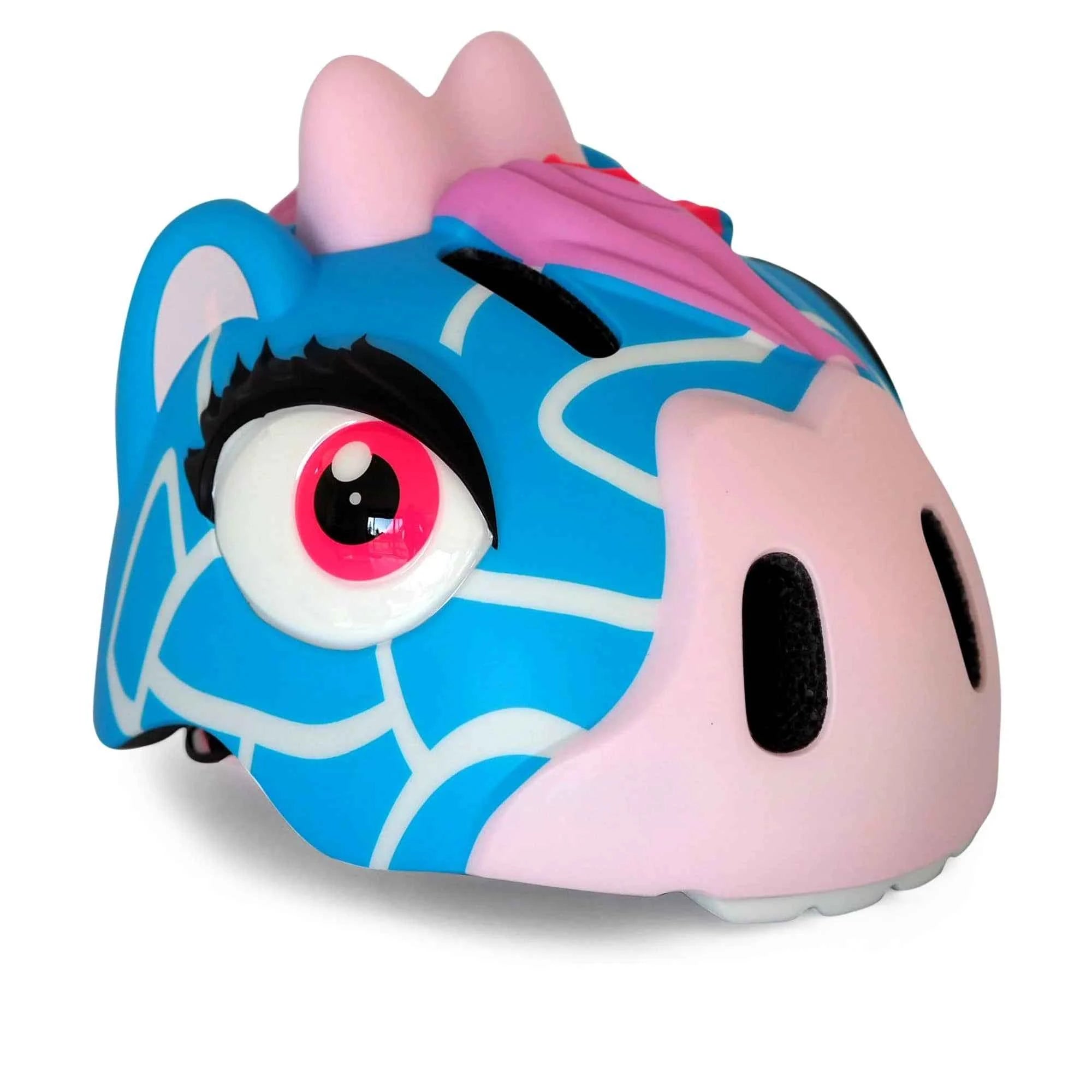 Crazy Safety | Giraffe Fietshelm Blauw