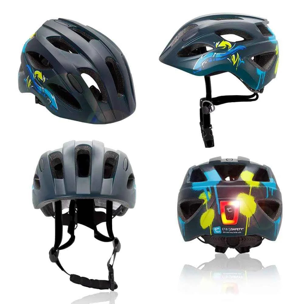 Crazy Safety | Arrow Bike Helmet Black/Yellow