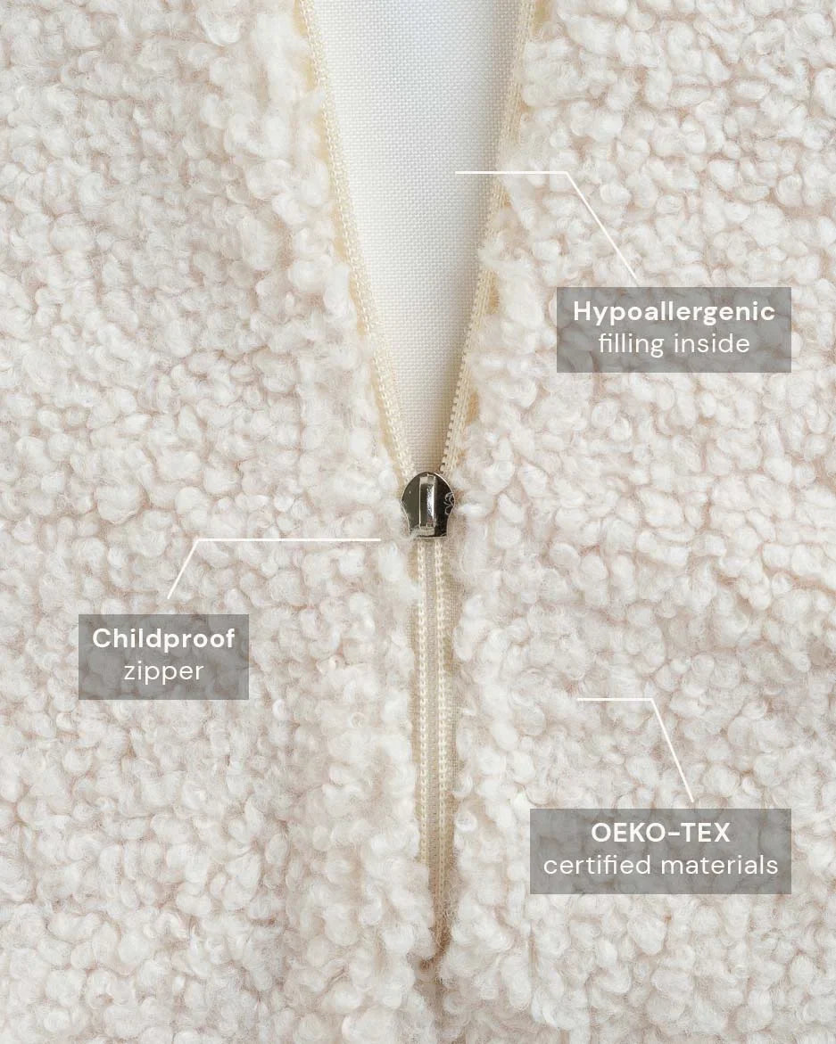 Wigiwama | Kinderzetel/Slaapzetel Flipster Cream White