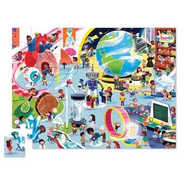 Crocodile Creek 48-piece Day in Science Puzzle
