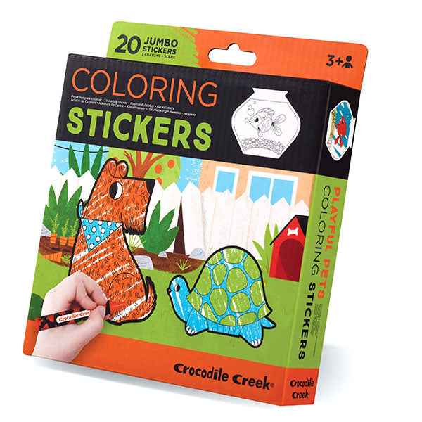 Crocodile Creek Playful Pets Coloring Stickers