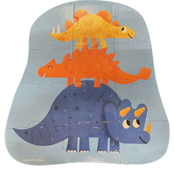 Crocodile Creek mini puzzle Dino Friends 12st
