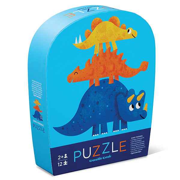 Crocodile Creek Dino Friends 12-piece Mini Puzzle