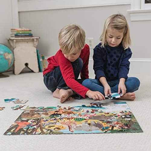 Crocodile Creek Day at the Dinosaur Museum 48-piece puzzle