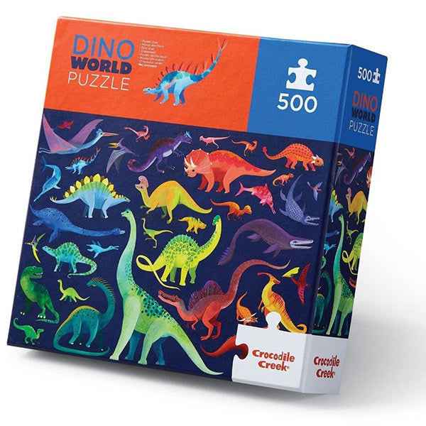 Crocodile Creek Dino World 500-piece puzzle